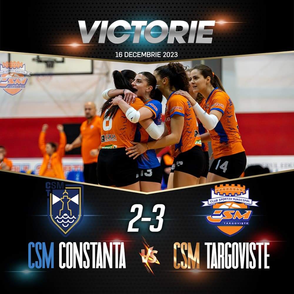 Echipa de volei feminin CSM Târgoviște sărbătorește o victorie notabilă în partida cu CSM Constanța, încheind cu succes această etapă a Campionatului Național de Volei Feminin Divizia A1. Într-un duel intens, voleibalistele de la Târgoviște au depus un efort considerabil pentru a învinge adversarele de la CSM Constanța.