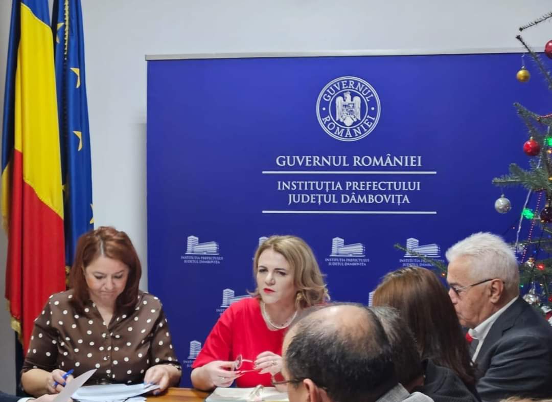 Astăzi, 15 decembrie 2023, reprezentanții organizațiilor responsabile cu prevenirea și combaterea consumului de droguri în județul Dâmbovița s-au adunat la sediul Instituției Prefectului